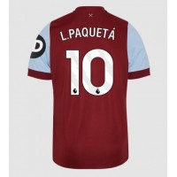 West Ham United Lucas Paqueta #10 Domáci futbalový dres 2023-24 Krátky Rukáv